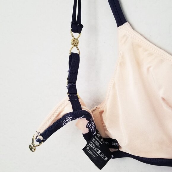 & Other Stories Ocean Floor Bikini Top Buttery Soft Artsy Under The Sea Size 10 - Picture 9 of 16